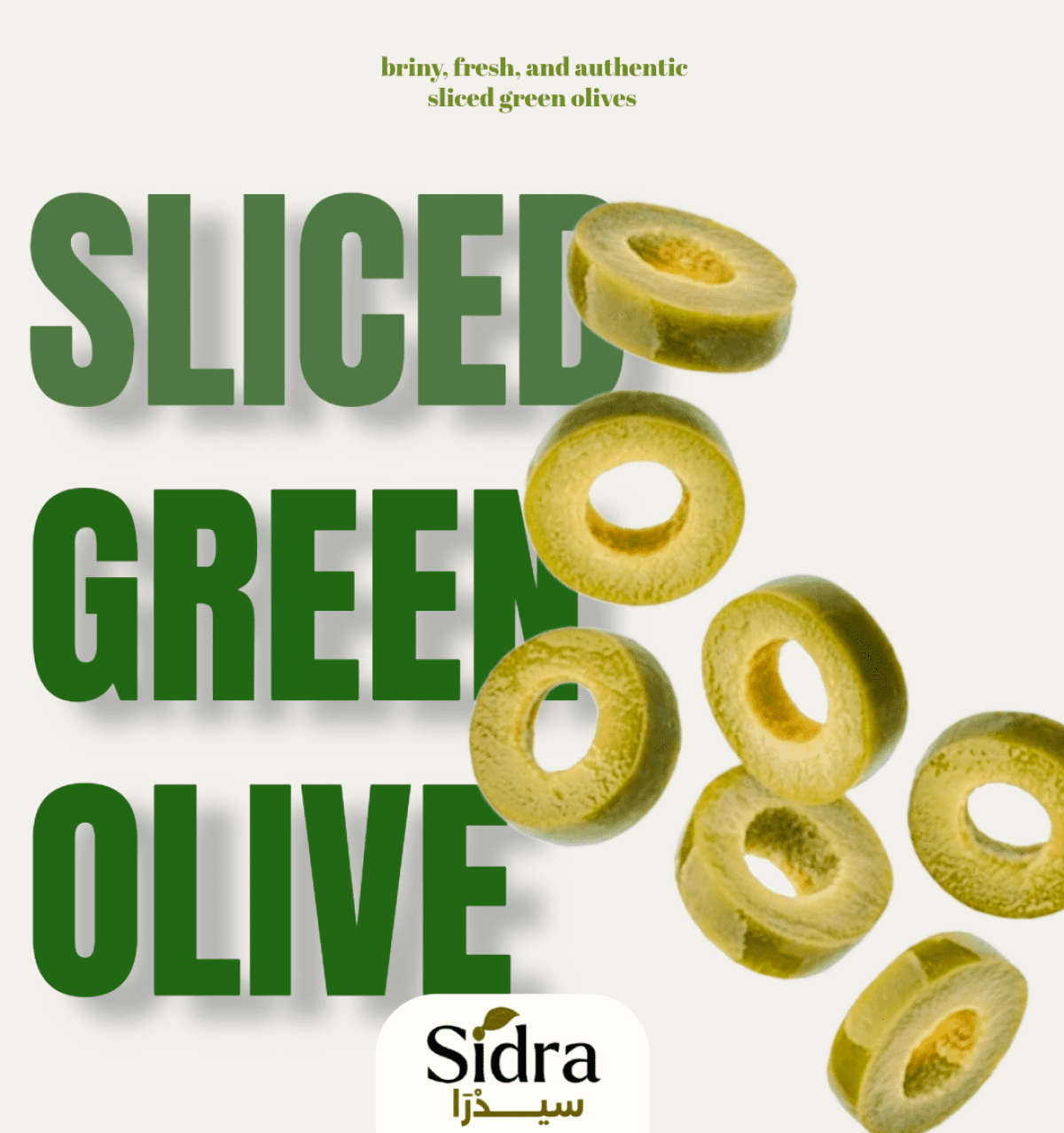 Sliced ​​Green Olives