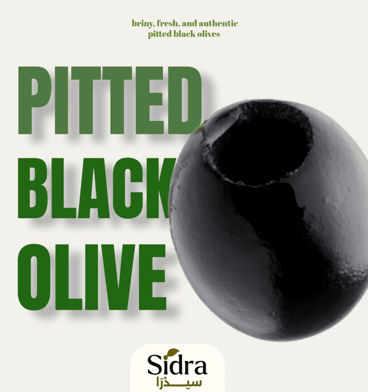 Pitted Black Olives