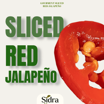 فلفل هلابينو احمر شرائح